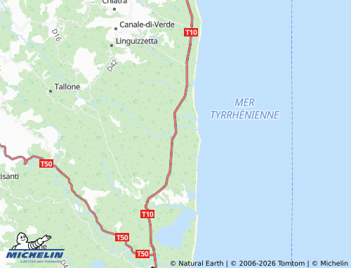 MICHELIN Casamozza map - ViaMichelin