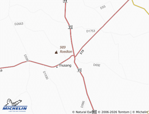 Kaart MICHELIN Roedtan - ViaMichelin