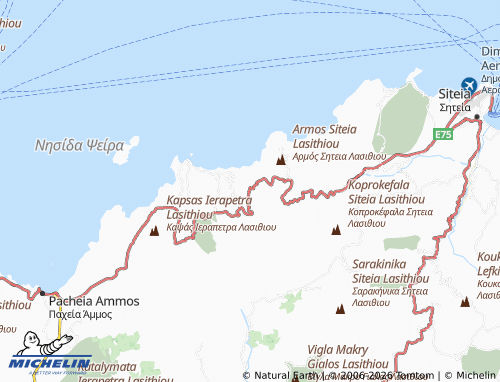 MICHELIN Myrsini map - ViaMichelin