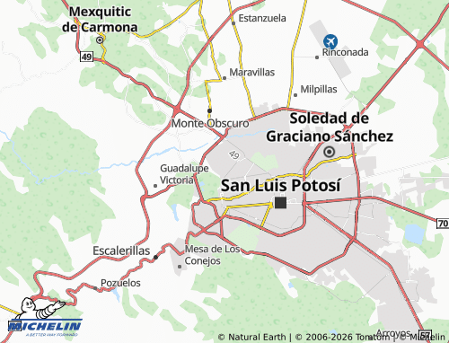 MICHELIN Villas de Jacarandas map - ViaMichelin