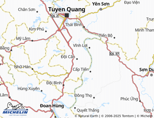 Kaart MICHELIN Đội Cấn - ViaMichelin