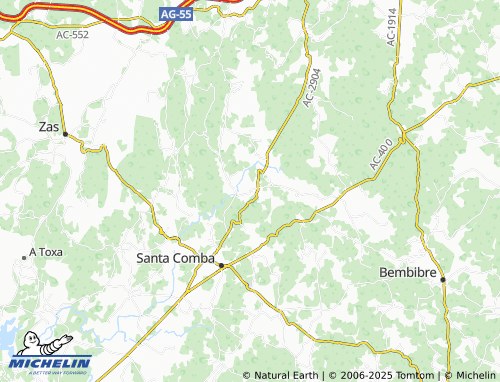 MICHELIN Padreiro map - ViaMichelin