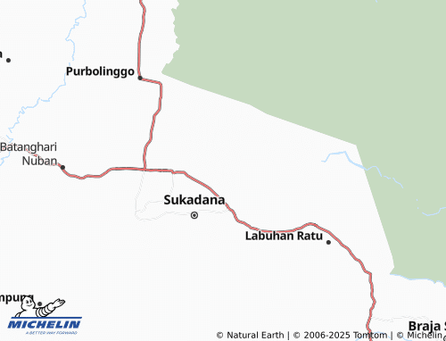 Kaart MICHELIN Sukadana Jaya - ViaMichelin