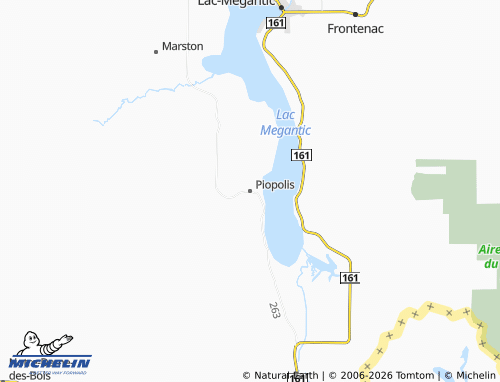 Kaart MICHELIN Piopolis - ViaMichelin