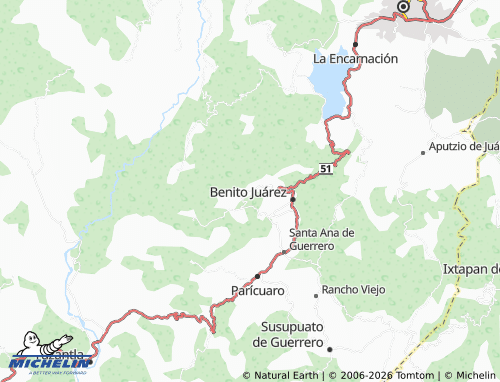 Mapa MICHELIN Cerro Colorado - ViaMichelin