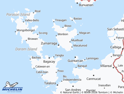Mappa MICHELIN Pangdan - ViaMichelin