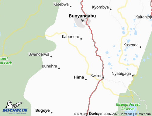 Mappa MICHELIN Kyabarungira - ViaMichelin