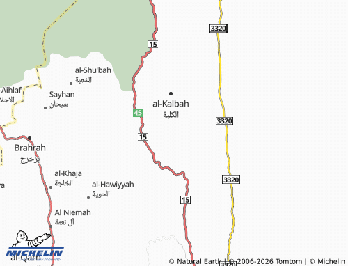 MICHELIN-Landkarte al-Shdha - ViaMichelin