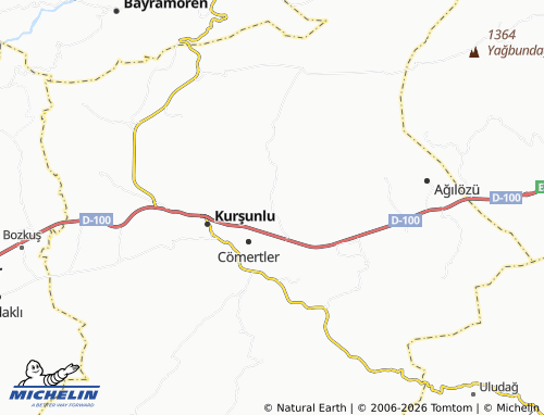 MICHELIN-Landkarte Bereket - ViaMichelin