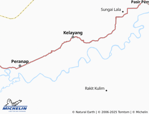 MICHELIN Polak Pisang map - ViaMichelin