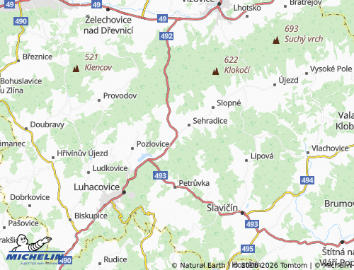 Mappa MICHELIN Dolní Lhota - ViaMichelin