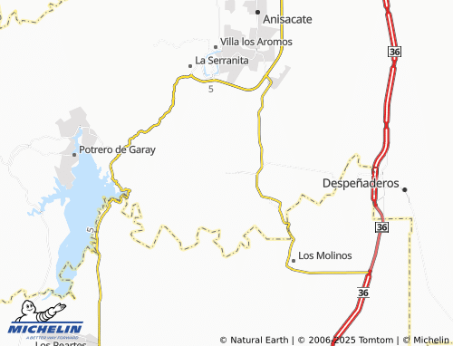 Carte MICHELIN Villa San Isidro-José de la Quintana - ViaMichelin