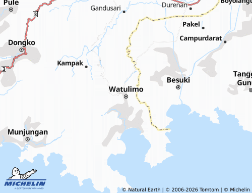 Carte MICHELIN Watulimo - ViaMichelin