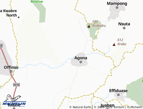 Mapa MICHELIN Afamanso - ViaMichelin