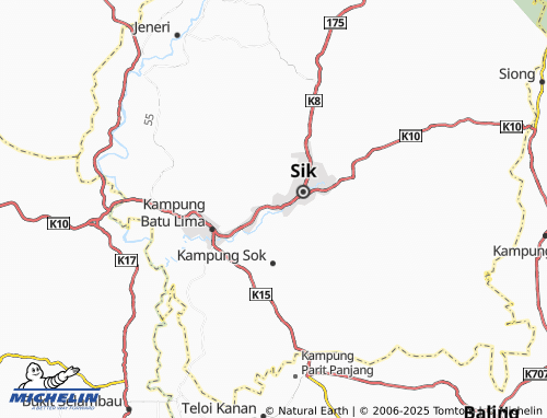 MICHELIN Kampung Batu Lapan map - ViaMichelin