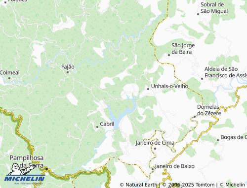 Mapa MICHELIN Malhada do Rei - ViaMichelin