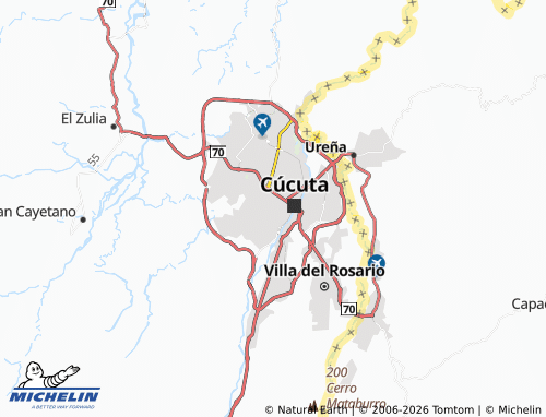 MICHELIN El Centro map - ViaMichelin