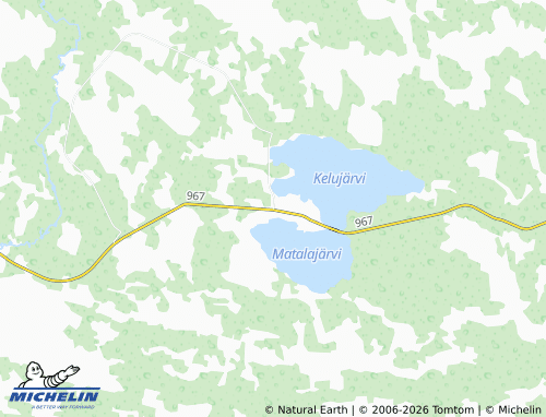 MICHELIN-Landkarte Kelujärvi - ViaMichelin