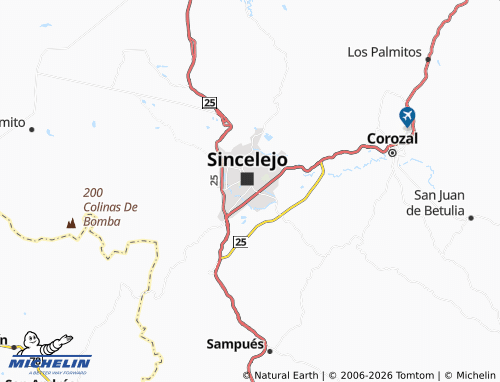 Carte MICHELIN Alfonso López - ViaMichelin