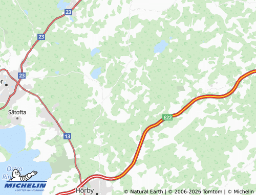 Carte MICHELIN Västantorp - ViaMichelin