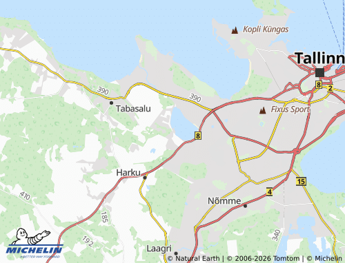 MICHELIN Harkujärve map - ViaMichelin