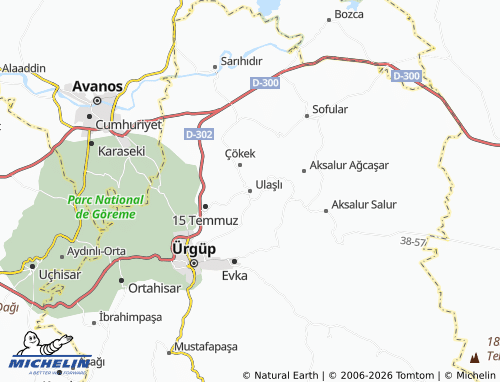 Mappa MICHELIN Ulaşlı - ViaMichelin