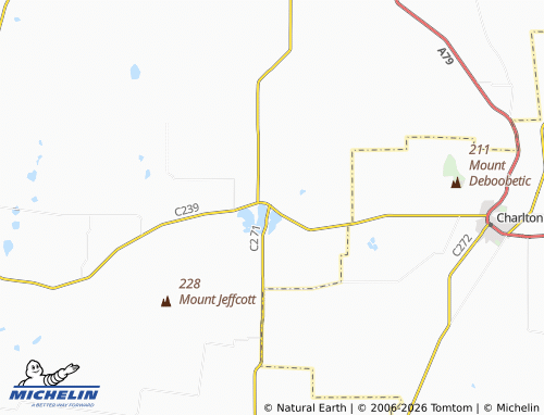 Mapa MICHELIN Wooroonook - ViaMichelin