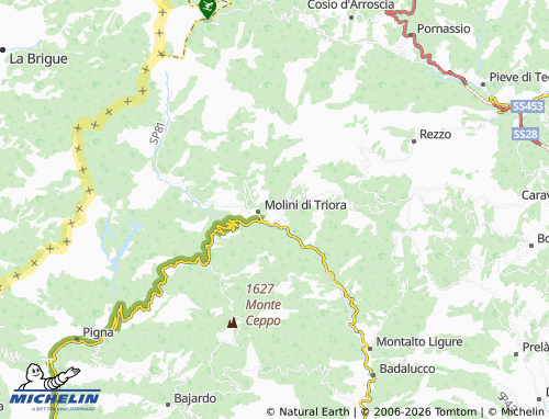 MICHELIN Andagna map - ViaMichelin