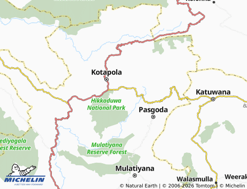 Mapa MICHELIN Ilukpitiya - ViaMichelin