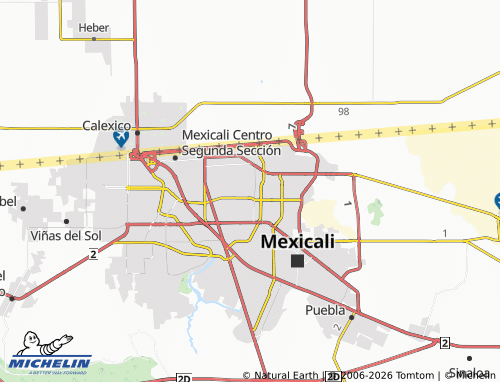 MICHELIN Constitución map - ViaMichelin