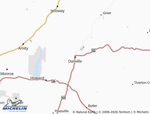 Mappa MICHELIN Danville - ViaMichelin