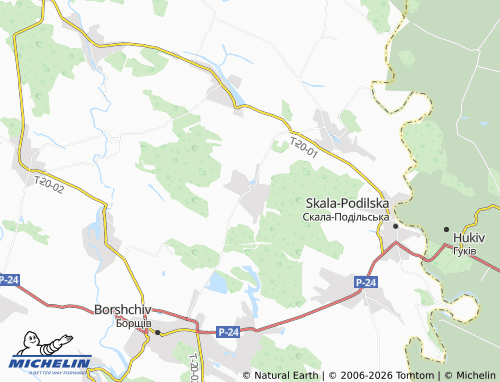 MICHELIN Tsyhany map - ViaMichelin