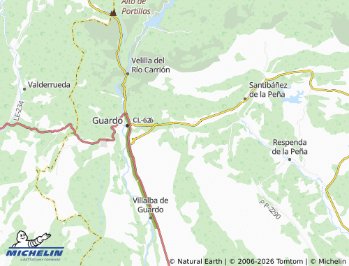 MICHELIN Intorcisa map - ViaMichelin