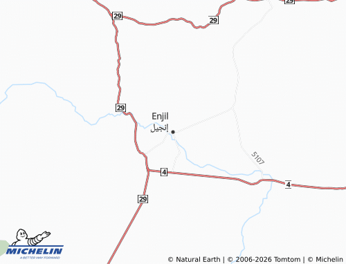 Mappa MICHELIN Injeel - ViaMichelin