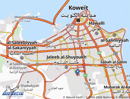 Mappa MICHELIN al-Rai 5 - ViaMichelin