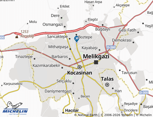 MICHELIN Sümer map - ViaMichelin