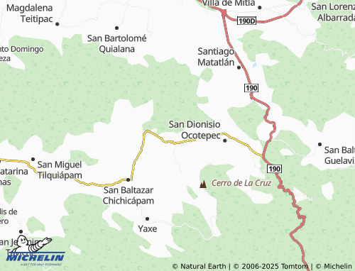 MICHELIN-Landkarte San Pablo Guila - ViaMichelin