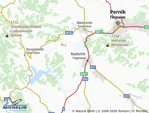 MICHELIN-Landkarte Nikolaevo - ViaMichelin
