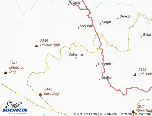 MICHELIN-Landkarte Dolhanlar - ViaMichelin