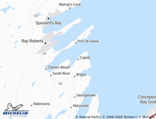 Mappa MICHELIN Cupids - ViaMichelin