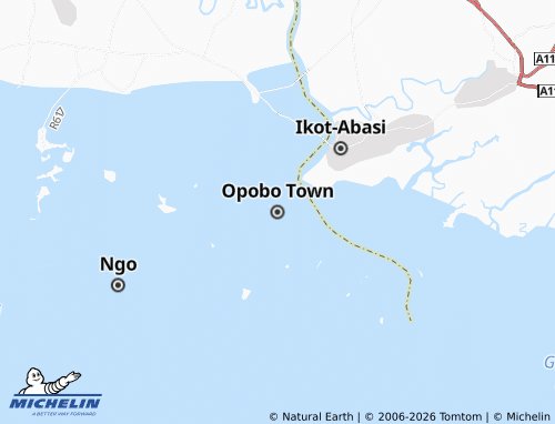 Mappa MICHELIN Opobo Town - ViaMichelin