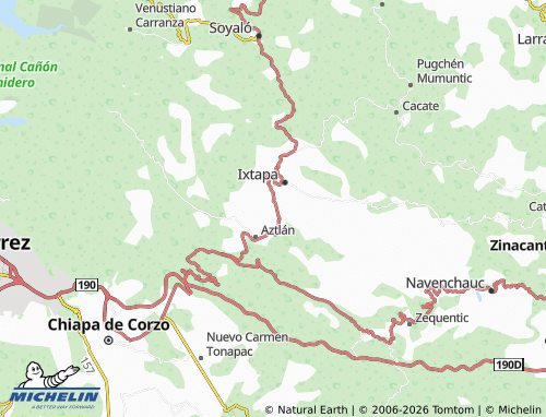 MICHELIN Bonita map - ViaMichelin
