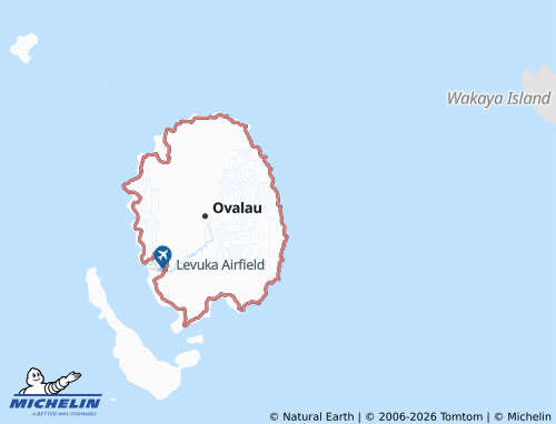MICHELIN-Landkarte Levuka - ViaMichelin
