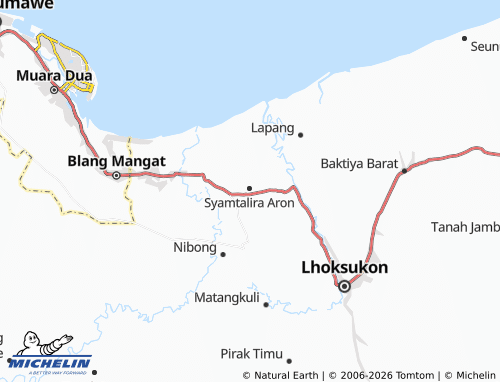 Mapa MICHELIN Tanjong Mulieng - ViaMichelin