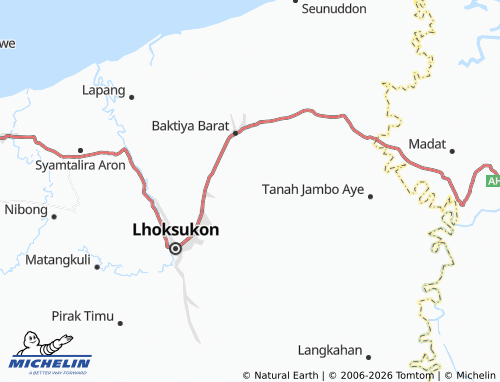 MICHELIN Cot Kupok map - ViaMichelin