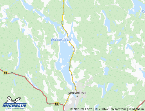 MICHELIN Varjoranta map - ViaMichelin