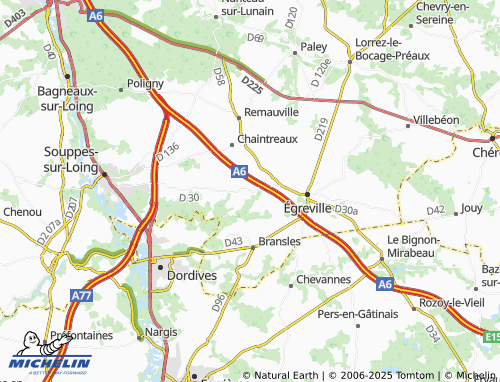 MICHELIN Lagerville map - ViaMichelin