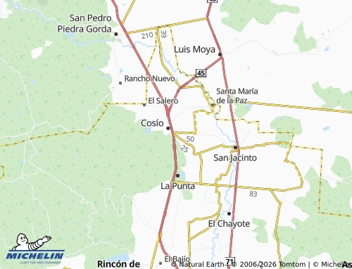 Kaart MICHELIN Villas del Potrerito - ViaMichelin