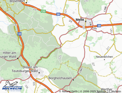 MICHELIN-Landkarte Wellingholzhausen - ViaMichelin