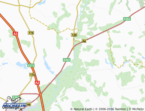 MICHELIN Šventupė map - ViaMichelin